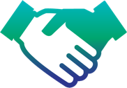 Patient assistance handshake icon